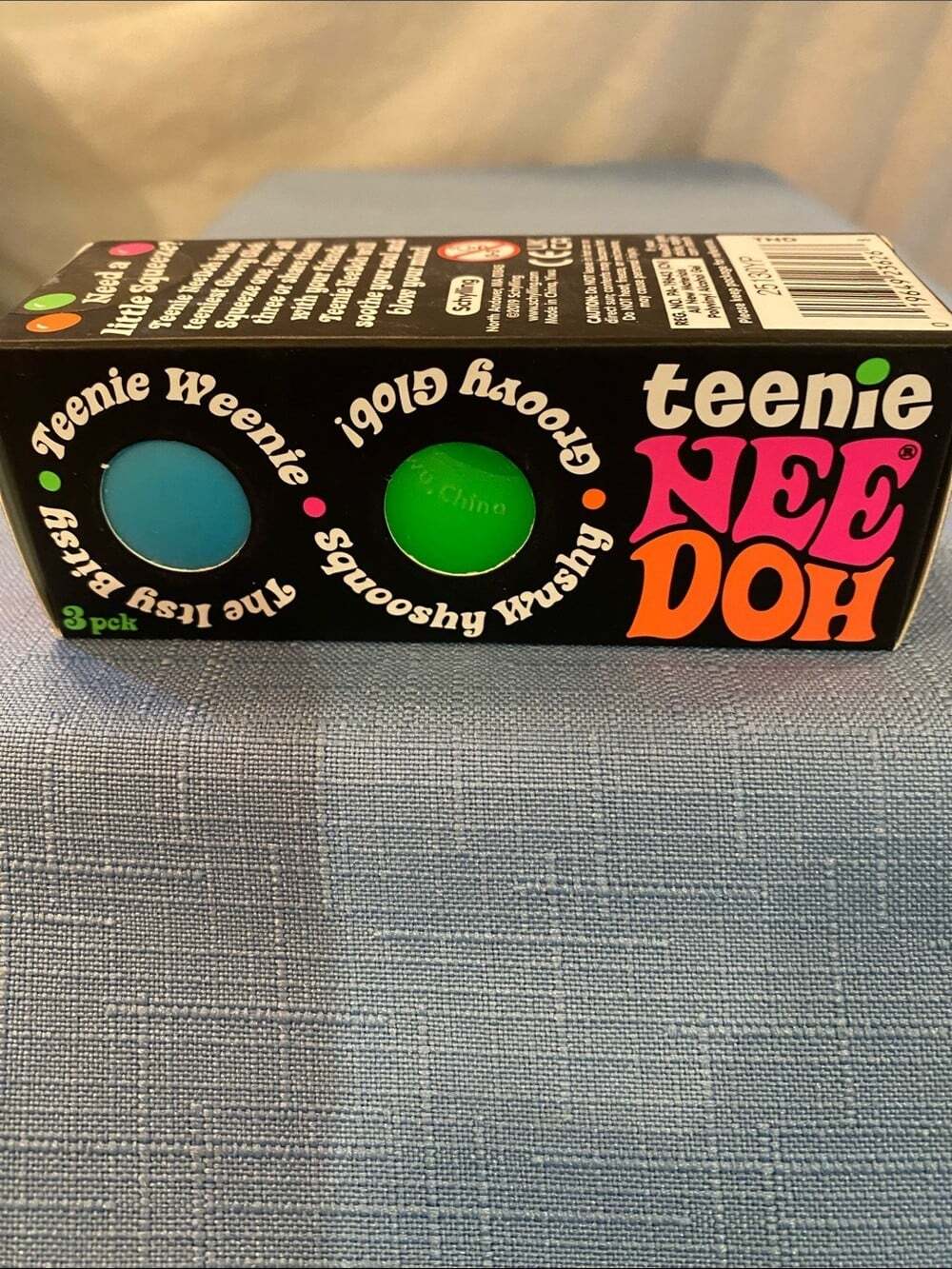NeeDoh teenie 3-Pack groovy glob - orange, blue, green NIB - Picture 3 of 3